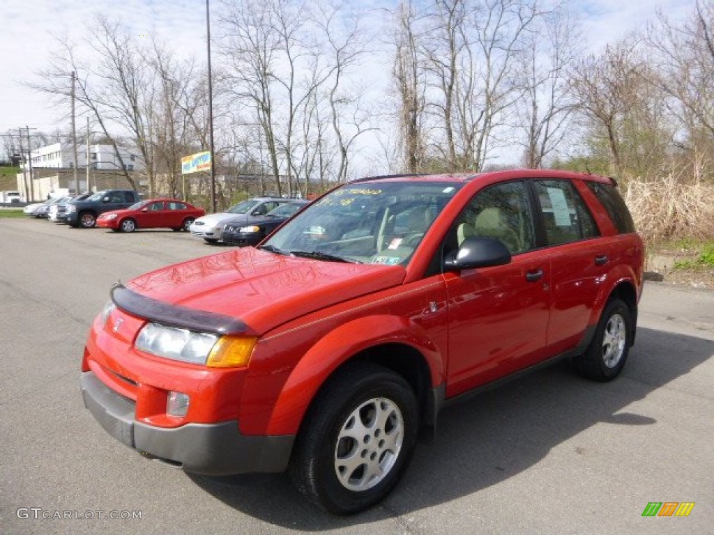 2003 VUE V6 AWD - Red / Light Tan photo #1