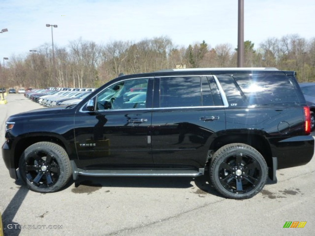 2015 Tahoe LTZ 4WD - Black / Jet Black photo #2