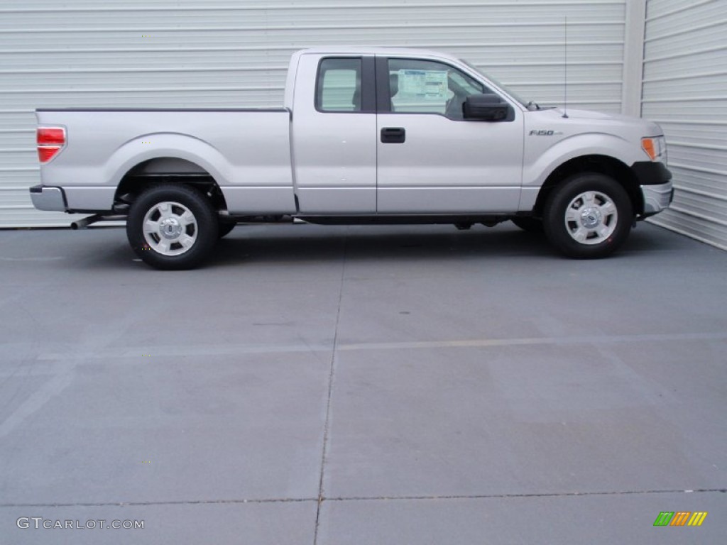 2014 F150 XL SuperCab - Ingot Silver / Steel Grey photo #3