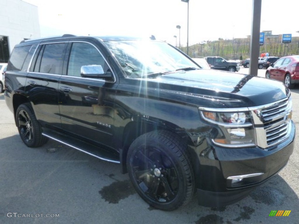 2015 Tahoe LTZ 4WD - Black / Jet Black photo #6