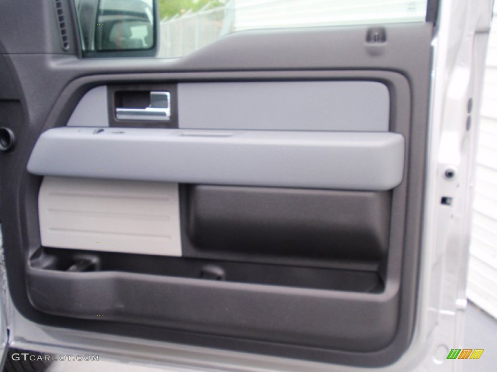 2014 F150 XL SuperCab - Ingot Silver / Steel Grey photo #18