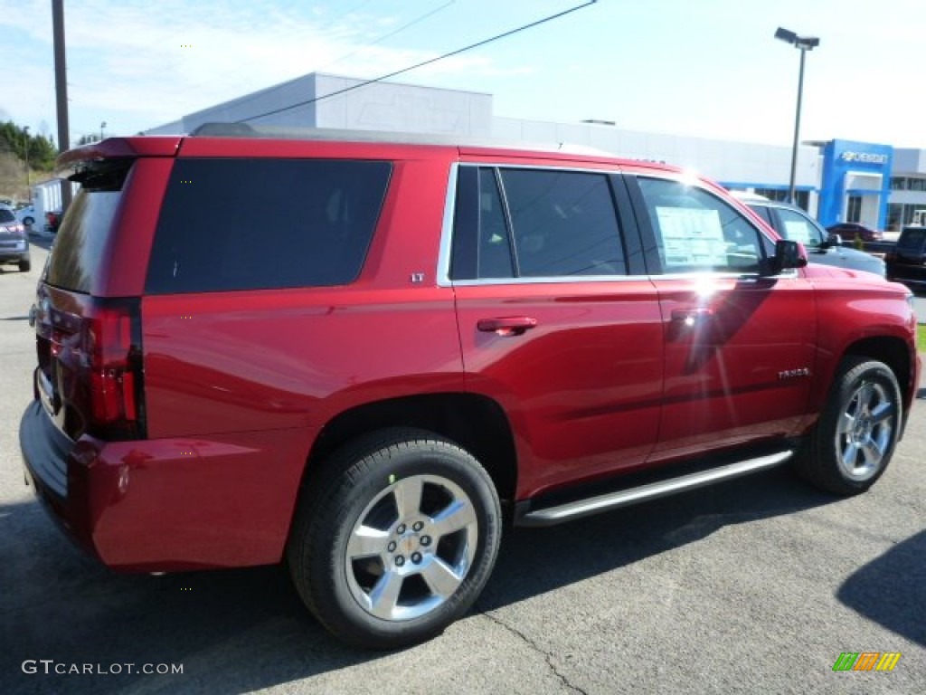 2015 Tahoe LT 4WD - Crystal Red Tintcoat / Cocoa/Dune photo #4