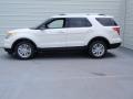 2014 White Platinum Ford Explorer XLT  photo #6