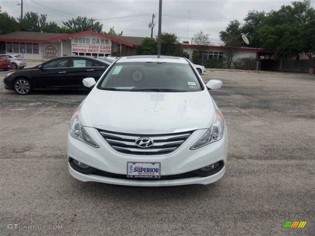 2014 Sonata SE - Pearl White / Black photo #2