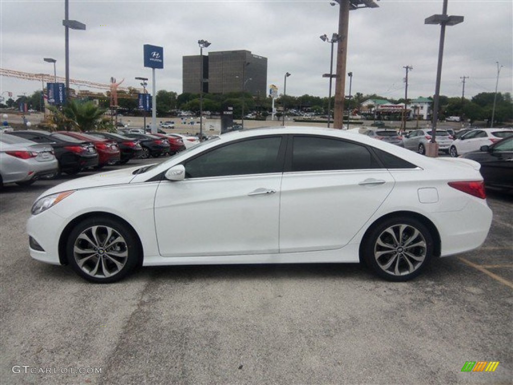 2014 Sonata SE - Pearl White / Black photo #3