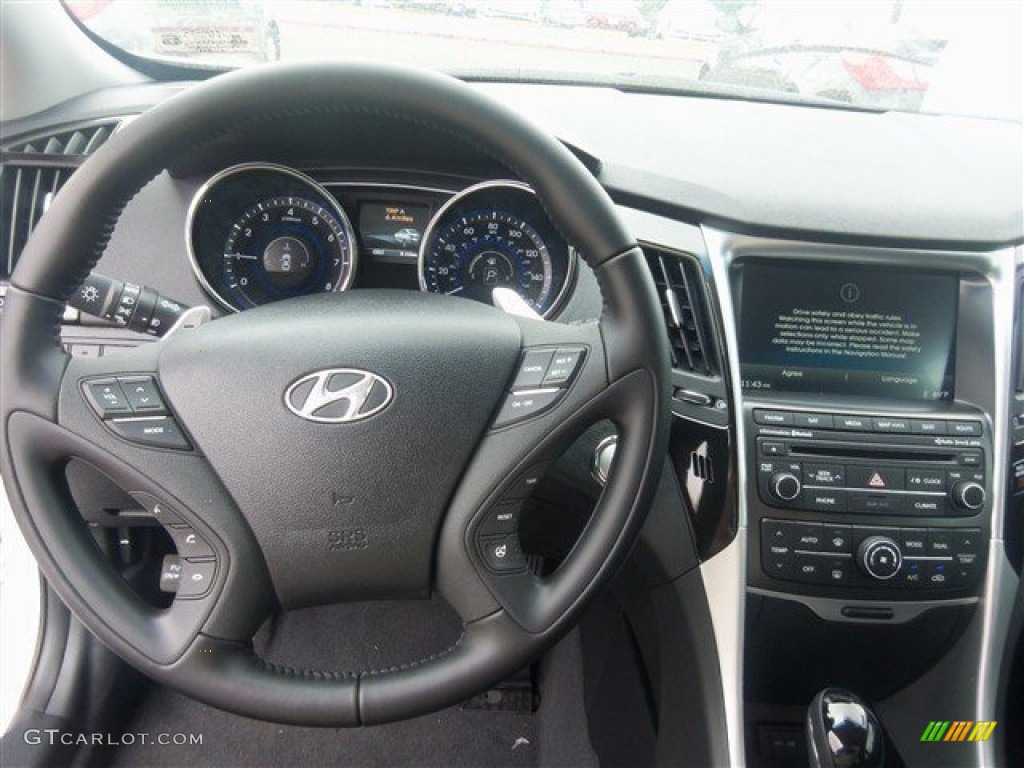 2014 Sonata SE - Pearl White / Black photo #7
