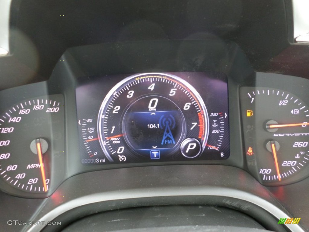 2014 Chevrolet Corvette Stingray Convertible Gauges Photo #92853167