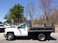 2015 Summit White Chevrolet Silverado 3500HD WT Regular Cab Dump Truck  photo #1