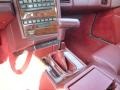 1993 Cadillac Allante Maroon Interior Transmission Photo