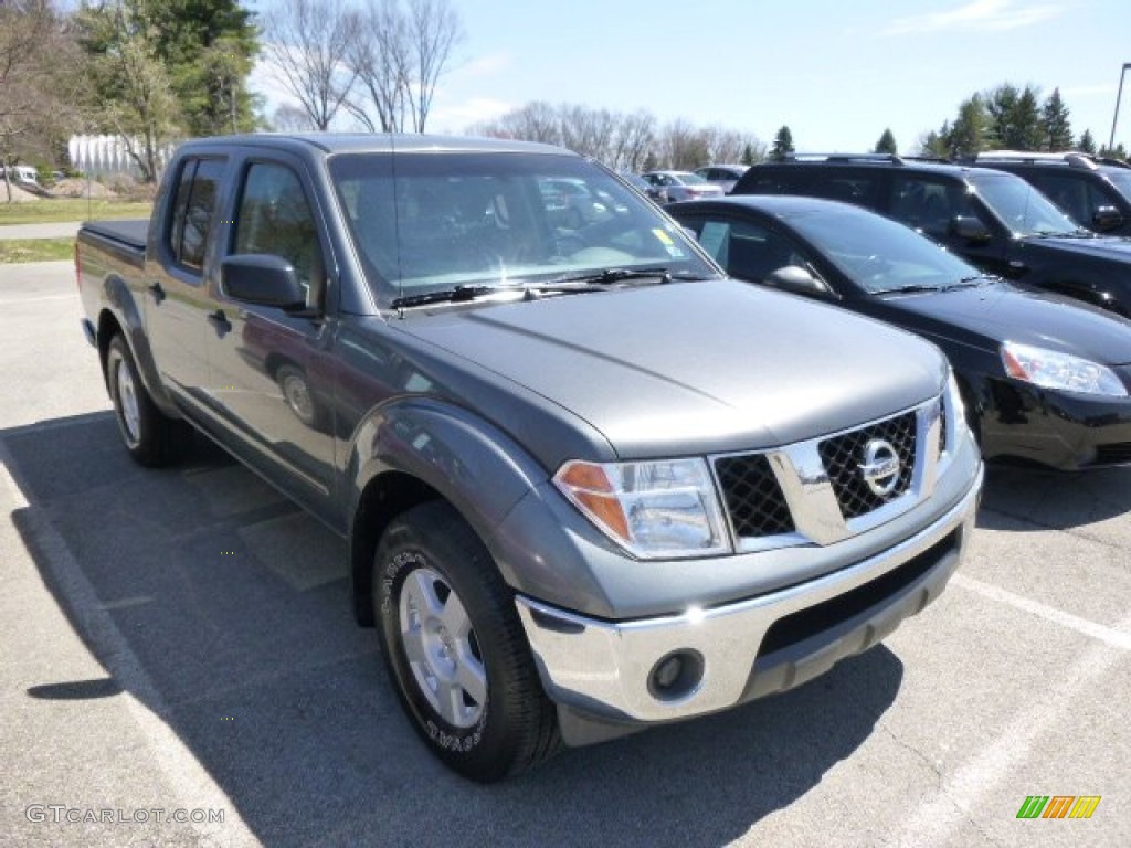2006 Frontier SE Crew Cab 4x4 - Storm Gray / Steel photo #1