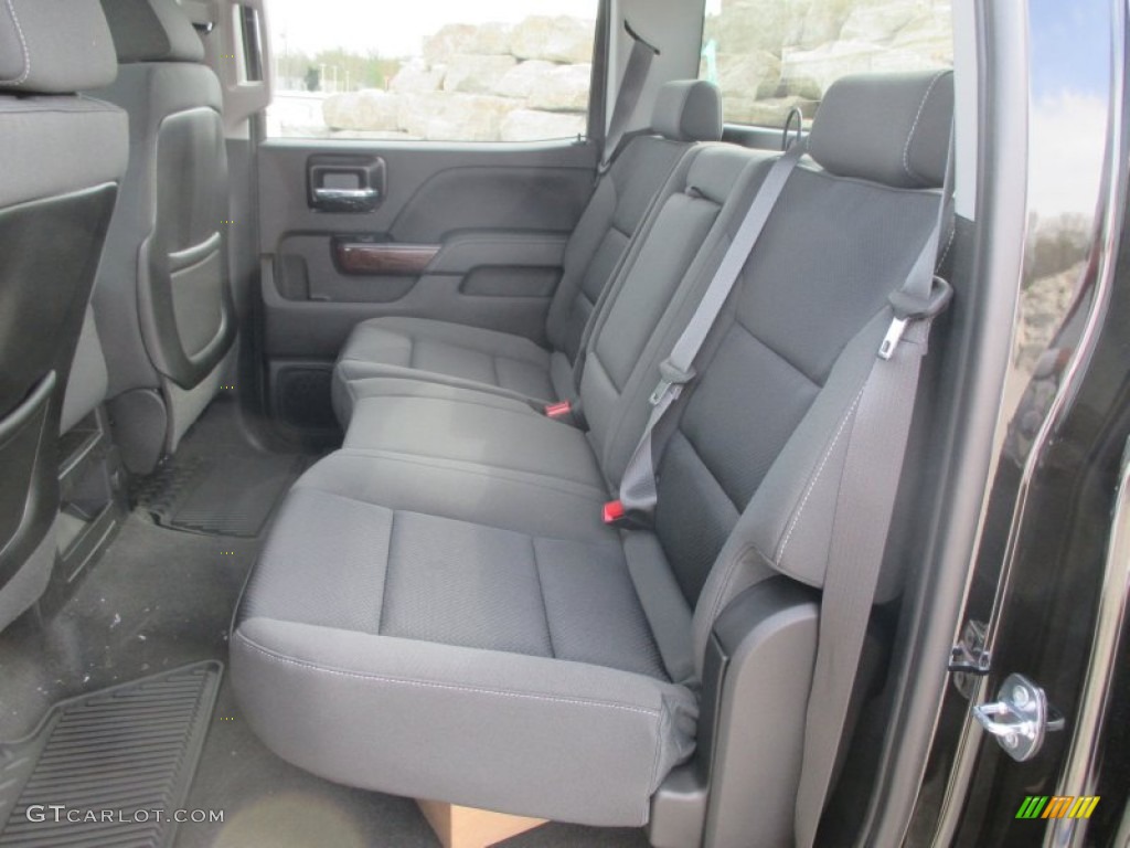 2015 GMC Sierra 2500HD SLE Crew Cab 4x4 Rear Seat Photo #92855750