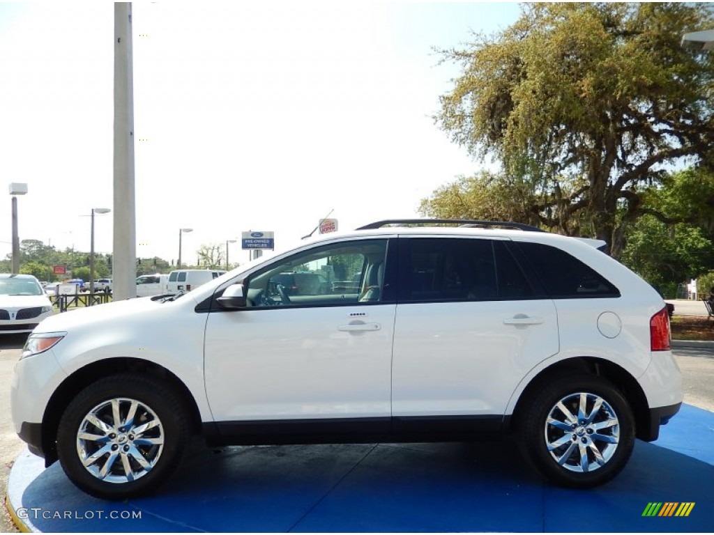 2012 Edge SEL - White Platinum Metallic Tri-Coat / Medium Light Stone photo #2