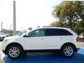 2012 White Platinum Metallic Tri-Coat Ford Edge SEL  photo #2