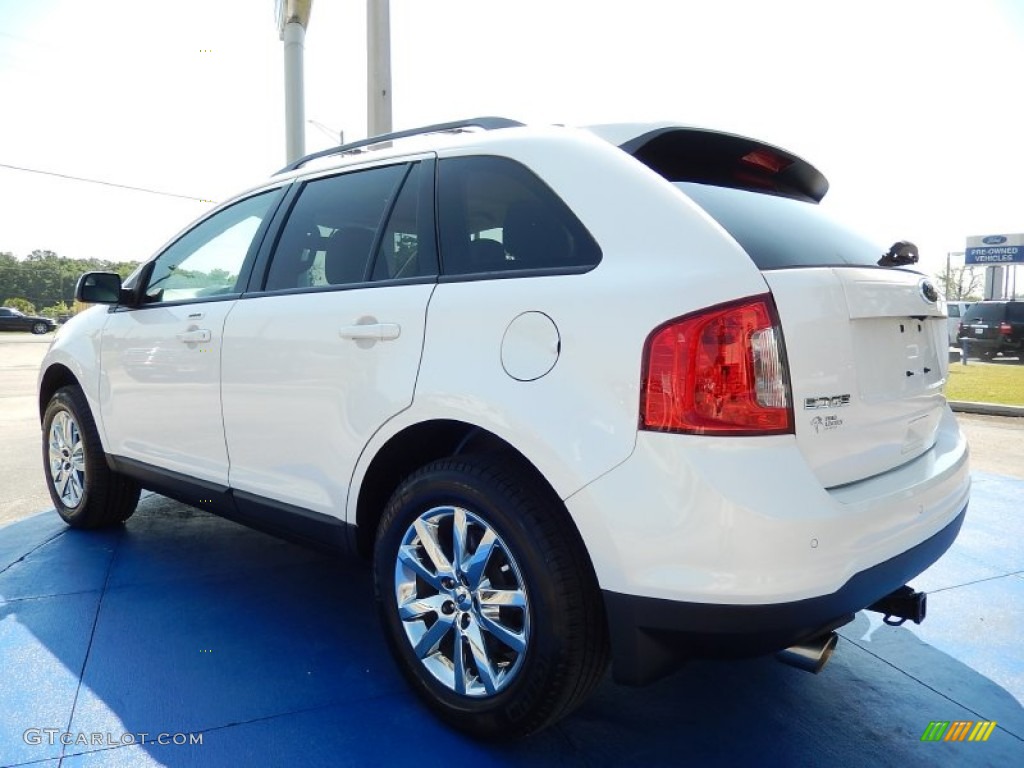 2012 Edge SEL - White Platinum Metallic Tri-Coat / Medium Light Stone photo #3