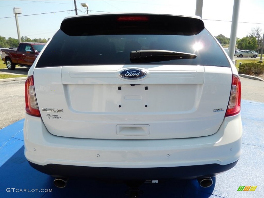 2012 Edge SEL - White Platinum Metallic Tri-Coat / Medium Light Stone photo #4