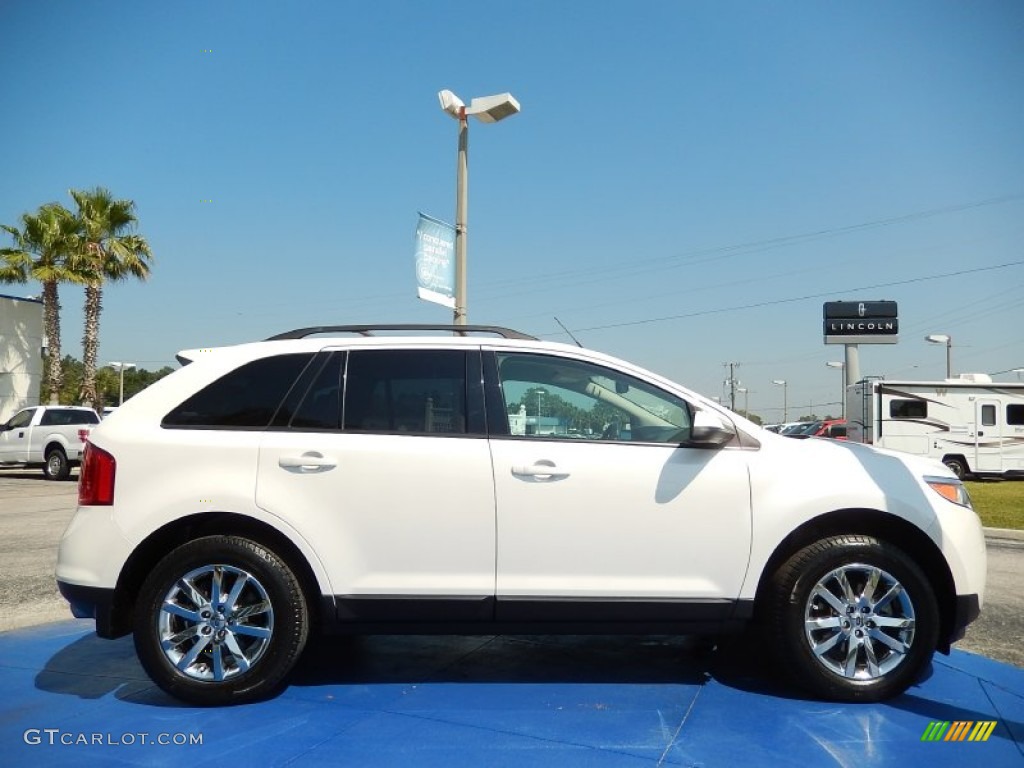 2012 Edge SEL - White Platinum Metallic Tri-Coat / Medium Light Stone photo #6
