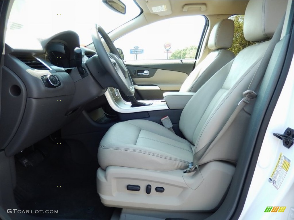 2012 Edge SEL - White Platinum Metallic Tri-Coat / Medium Light Stone photo #13