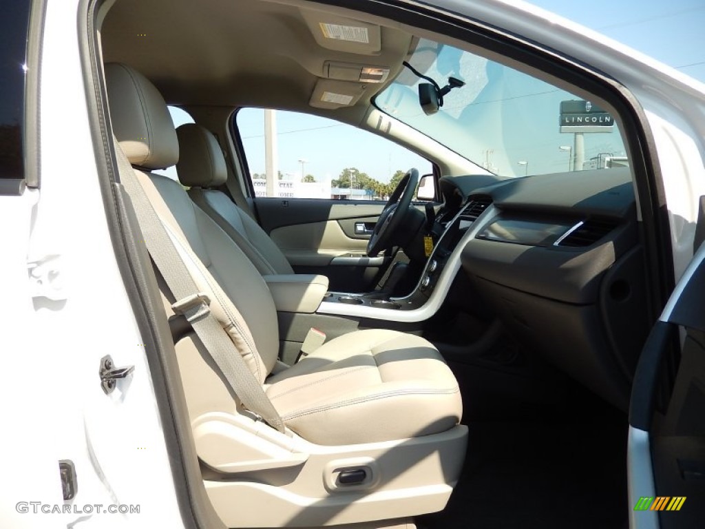 2012 Edge SEL - White Platinum Metallic Tri-Coat / Medium Light Stone photo #18