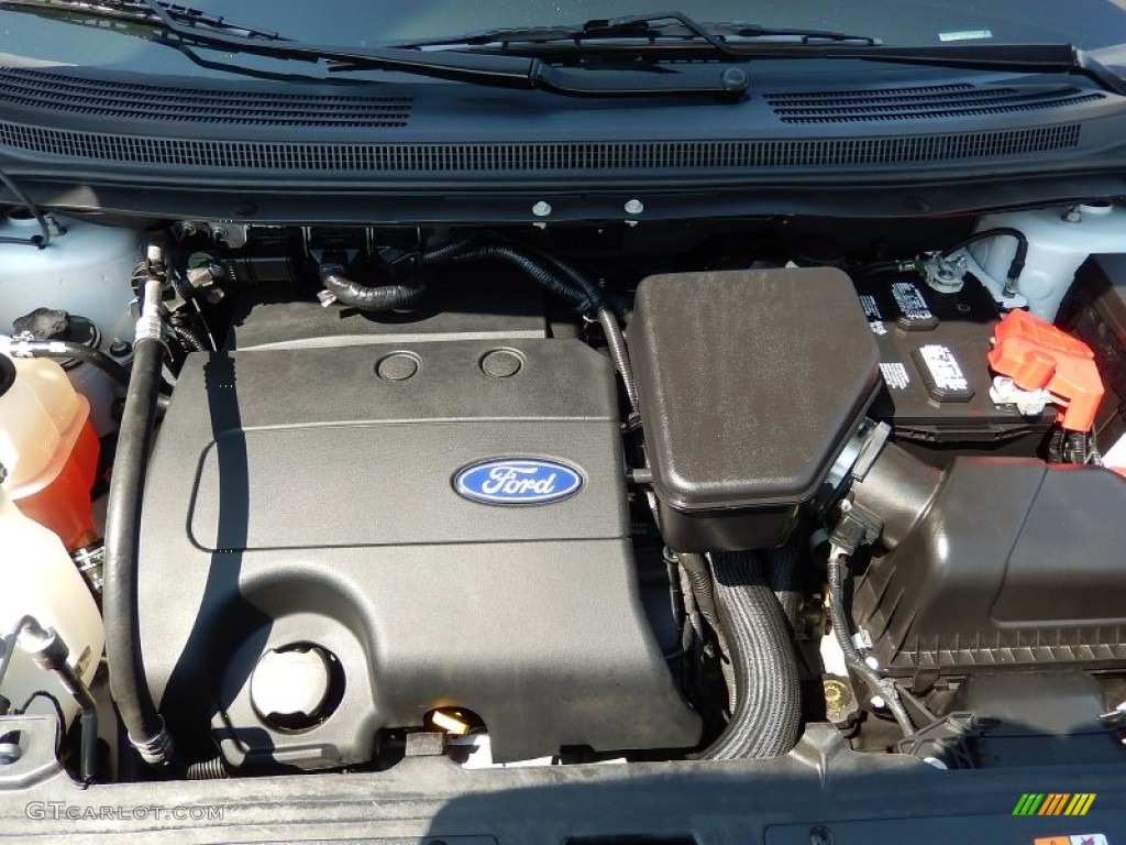 2012 Edge SEL - White Platinum Metallic Tri-Coat / Medium Light Stone photo #26