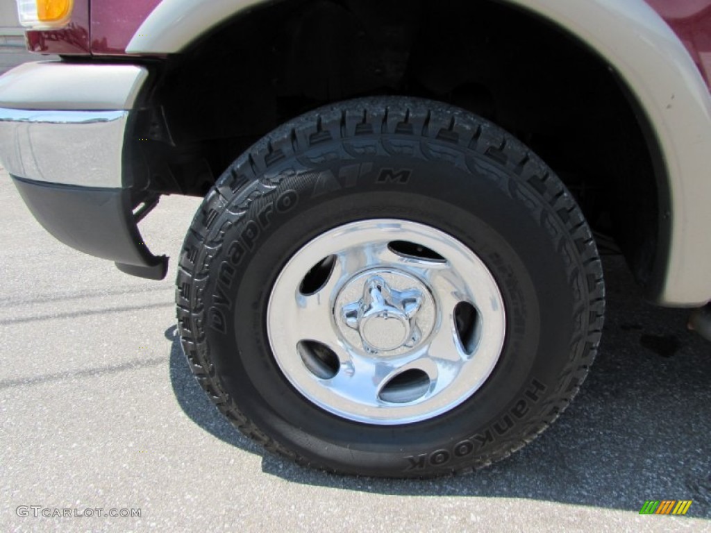2003 F150 XLT SuperCrew 4x4 - Toreador Red Metallic / Medium Parchment Beige photo #9