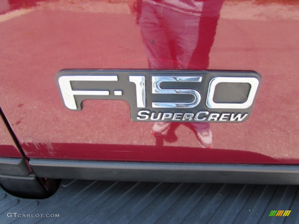 2003 F150 XLT SuperCrew 4x4 - Toreador Red Metallic / Medium Parchment Beige photo #15