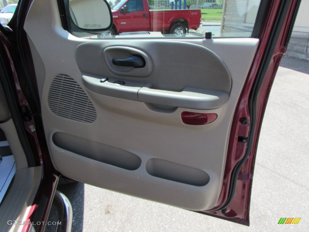 2003 F150 XLT SuperCrew 4x4 - Toreador Red Metallic / Medium Parchment Beige photo #21