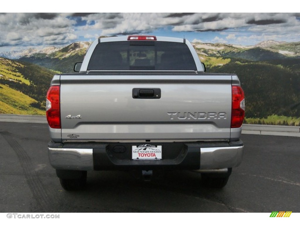 2014 Tundra SR5 Double Cab 4x4 - Silver Sky Metallic / Black photo #4