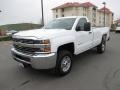 Summit White - Silverado 2500HD WT Regular Cab 4x4 Photo No. 2