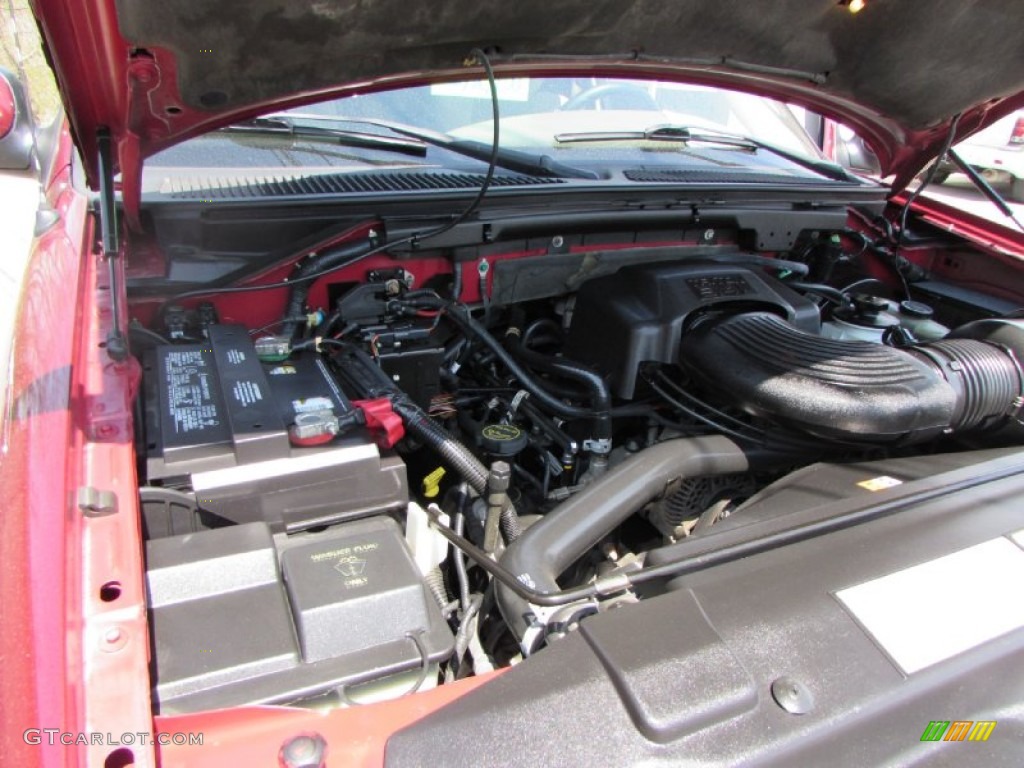 2003 F150 XLT SuperCrew 4x4 - Toreador Red Metallic / Medium Parchment Beige photo #44