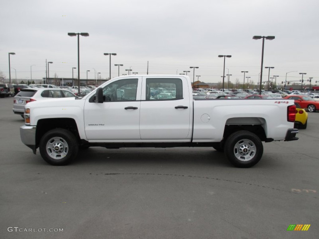 Summit White 2015 Chevrolet Silverado 2500HD WT Crew Cab 4x4 Exterior Photo #92858312