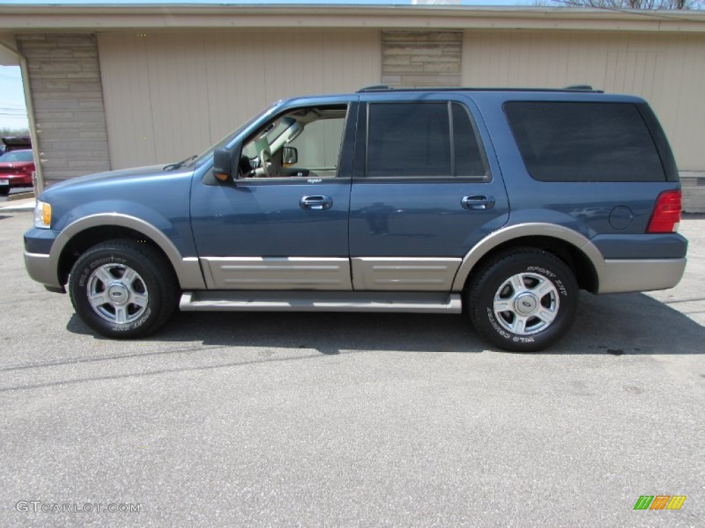 2003 Expedition Eddie Bauer 4x4 - Medium Wedgewood Blue Metallic / Medium Parchment photo #1