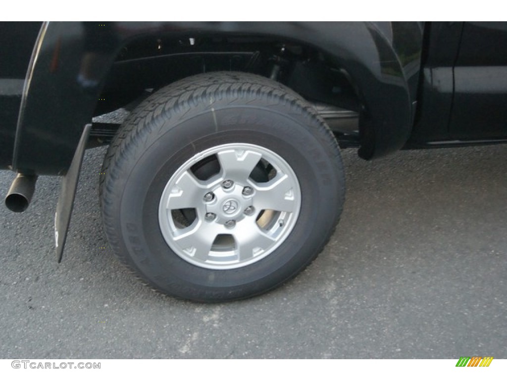 2014 Tacoma V6 SR5 Double Cab 4x4 - Black / Graphite photo #9