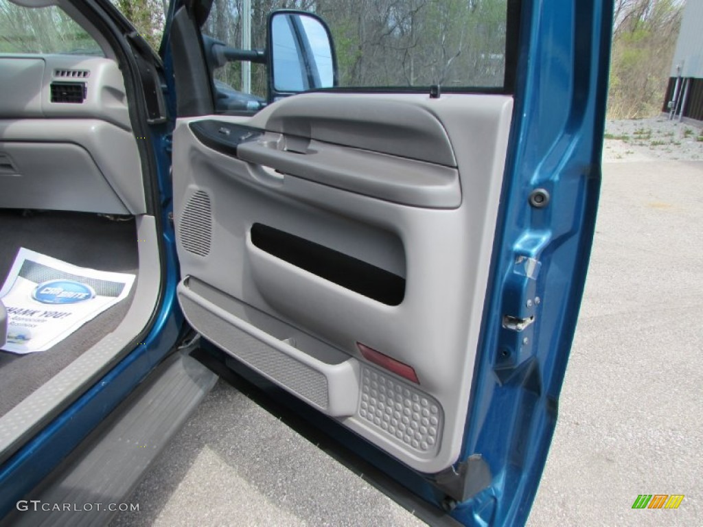 2000 F250 Super Duty XLT Extended Cab 4x4 - Island Blue Metallic / Medium Graphite photo #18