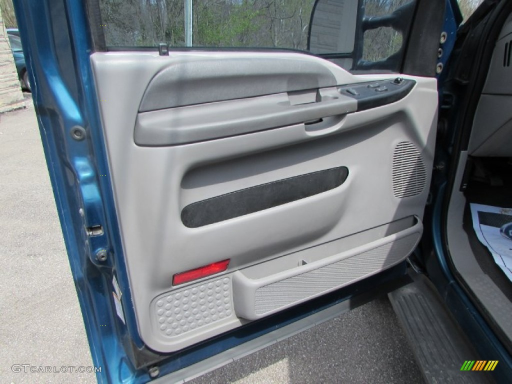2000 F250 Super Duty XLT Extended Cab 4x4 - Island Blue Metallic / Medium Graphite photo #22