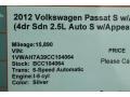 Reflex Silver Metallic - Passat 2.5L S Photo No. 37