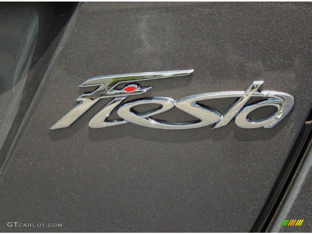 2014 Fiesta SE Hatchback - Storm Gray / Charcoal Black photo #4