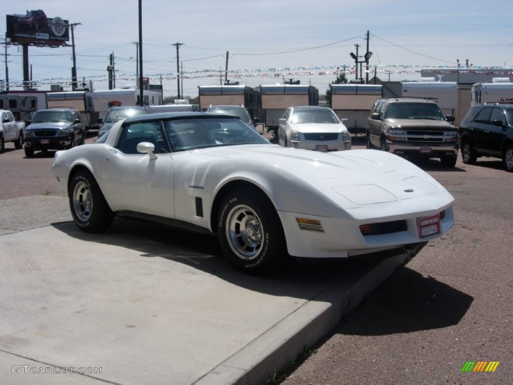 1982 Corvette Coupe - White / Camel photo #13