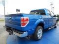 2014 Blue Flame Ford F150 XLT SuperCab  photo #3