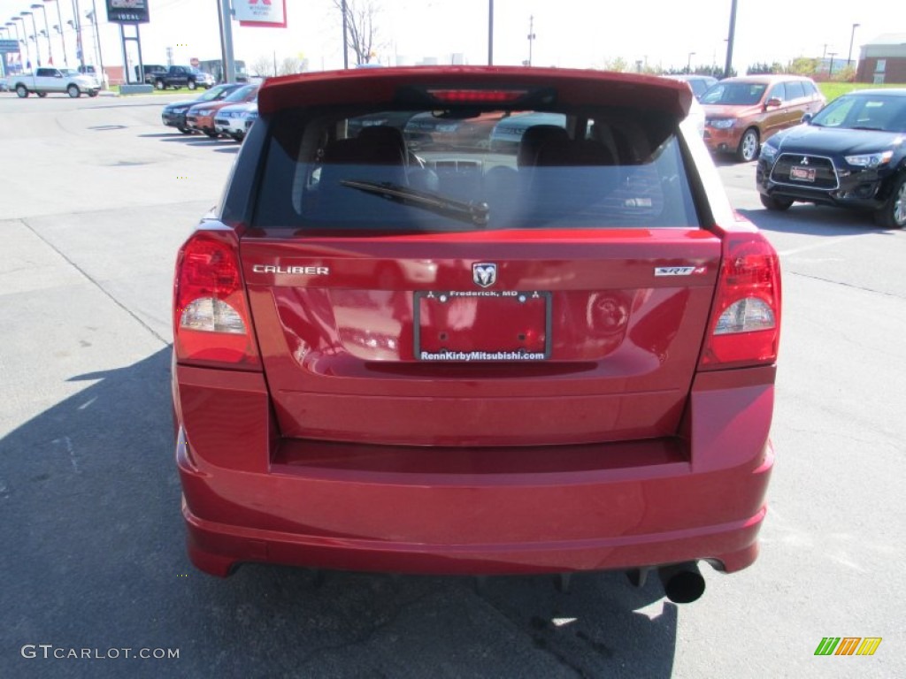 2008 Caliber SRT4 - Inferno Red Crystal Pearl / Dark Slate Gray photo #6