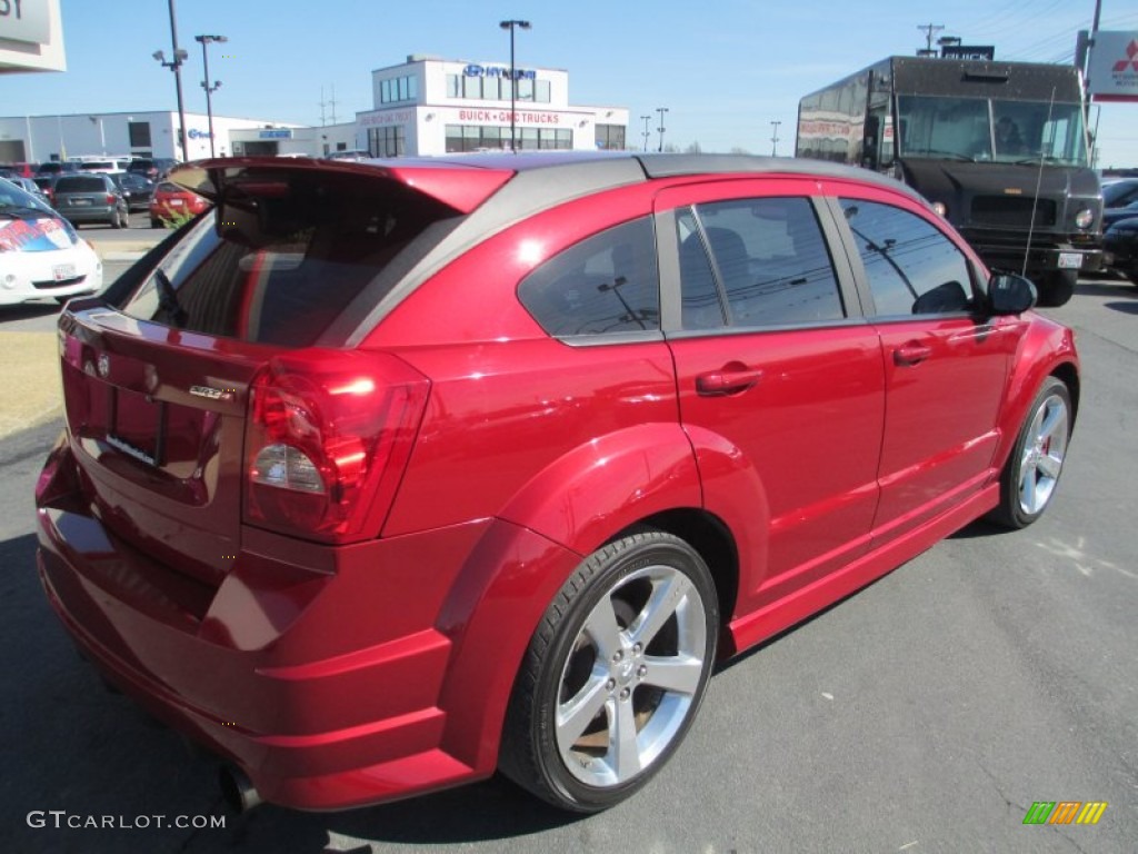 2008 Caliber SRT4 - Inferno Red Crystal Pearl / Dark Slate Gray photo #7