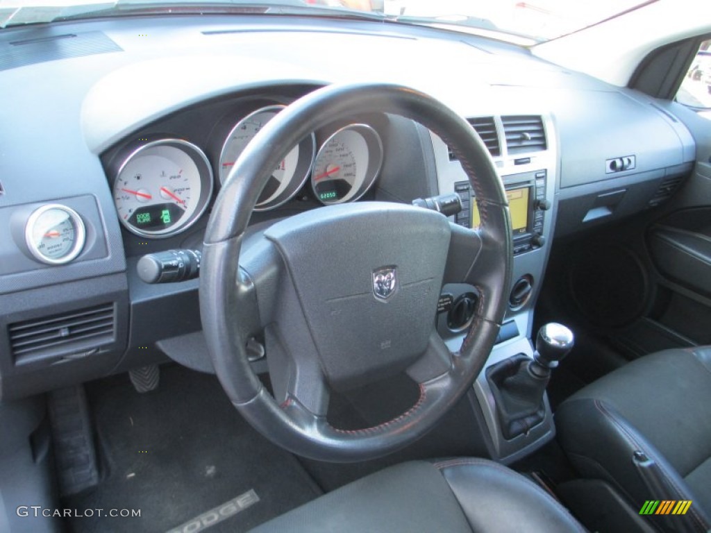 2008 Caliber SRT4 - Inferno Red Crystal Pearl / Dark Slate Gray photo #13