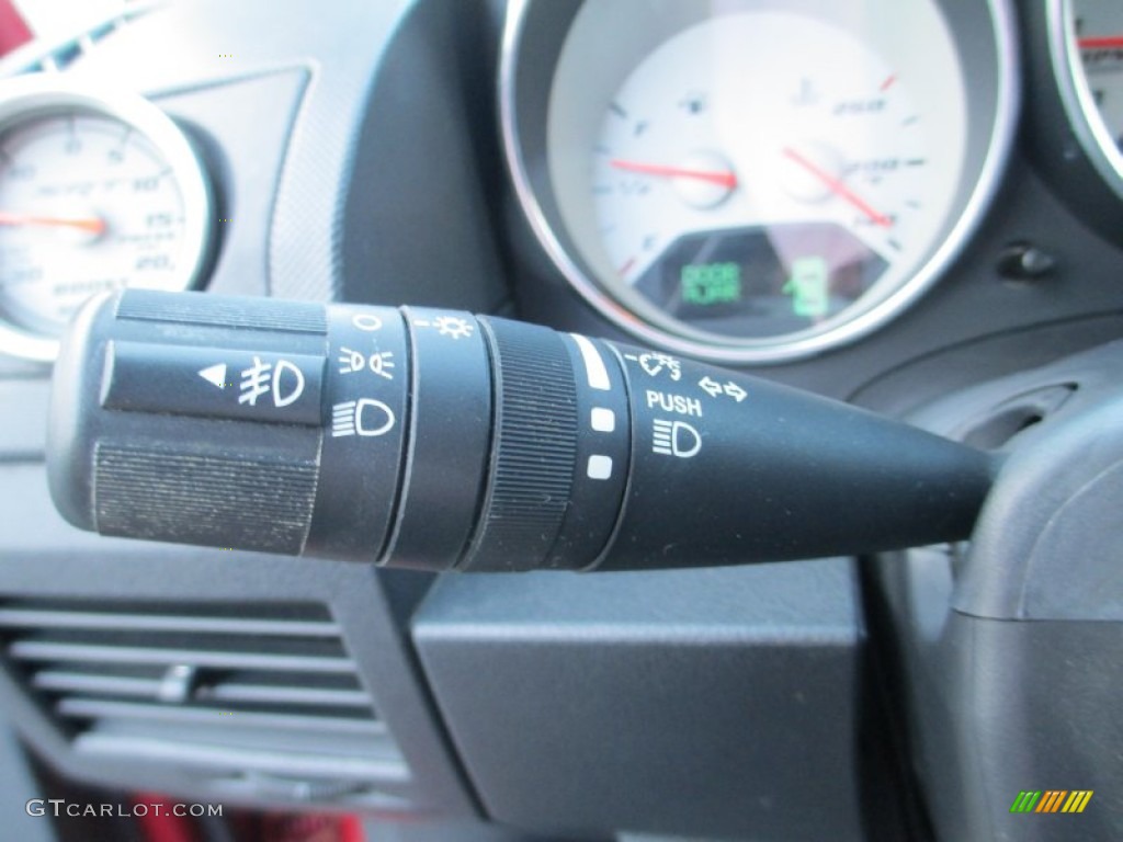 2008 Caliber SRT4 - Inferno Red Crystal Pearl / Dark Slate Gray photo #16