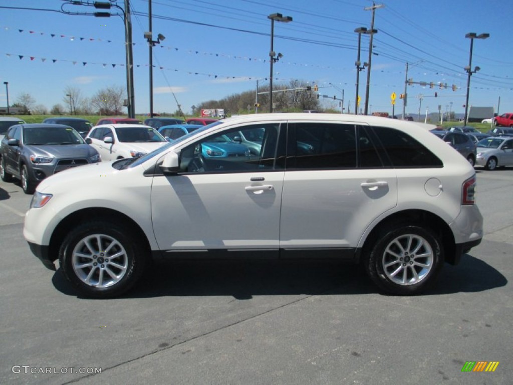 2010 Edge SEL AWD - White Suede / Medium Light Stone photo #4