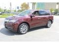 2014 Dark Cherry Pearl Acura MDX Technology  photo #3