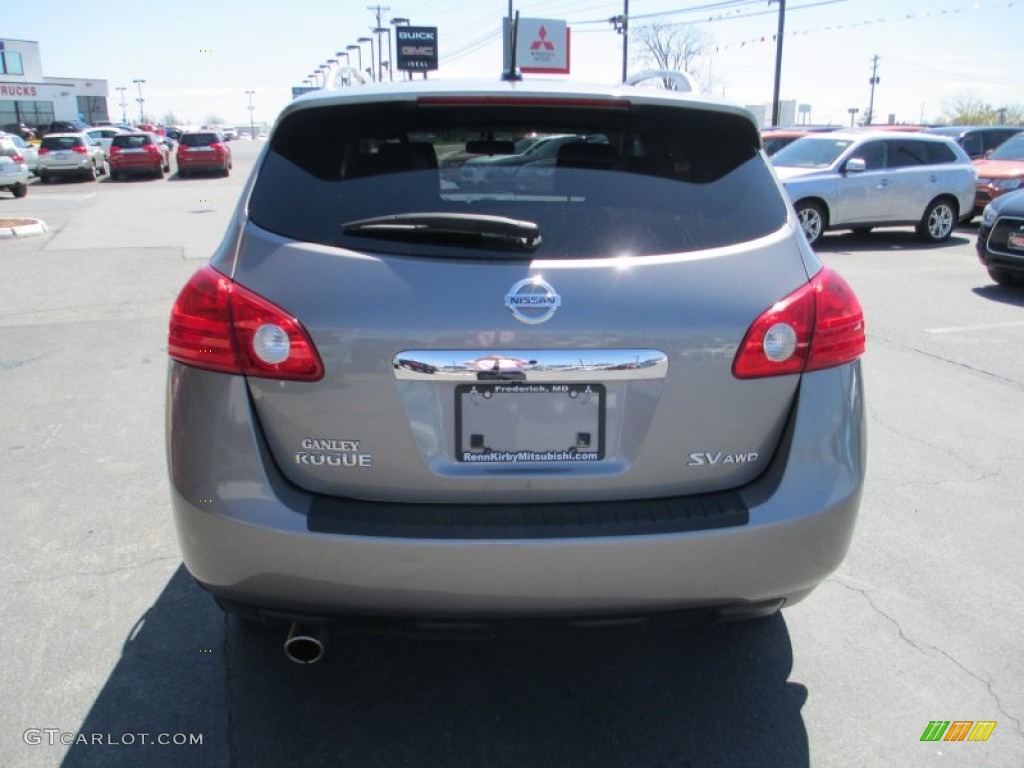 2011 Rogue SV AWD - Platinum Graphite / Black photo #6