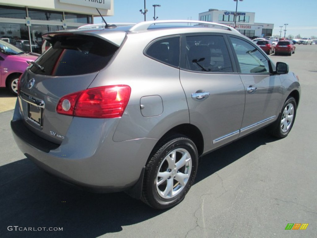 2011 Rogue SV AWD - Platinum Graphite / Black photo #7