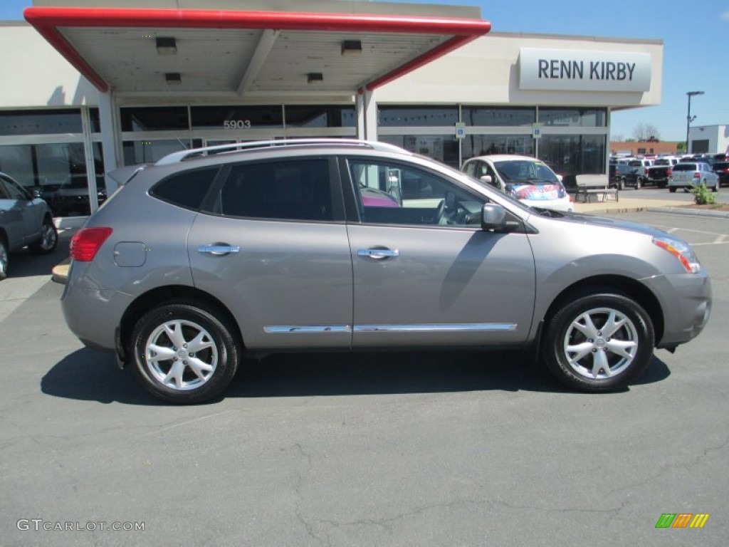 2011 Rogue SV AWD - Platinum Graphite / Black photo #8