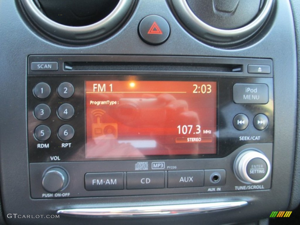 2011 Rogue SV AWD - Platinum Graphite / Black photo #18
