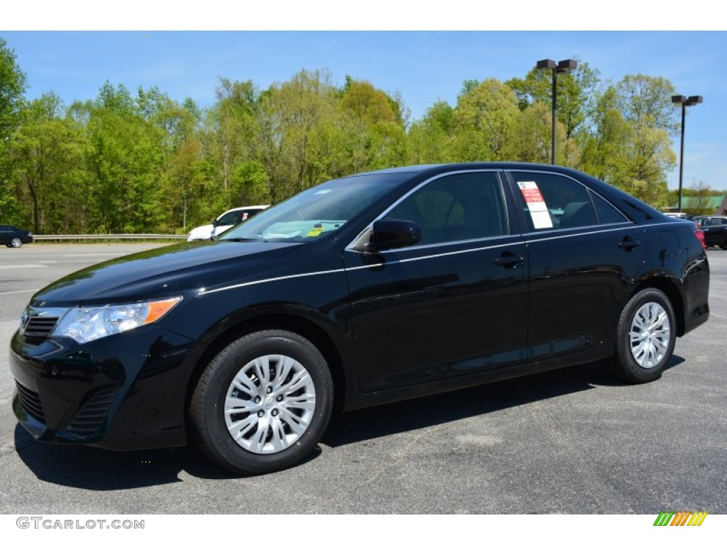 2014 Camry L - Attitude Black Metallic / Ash photo #3