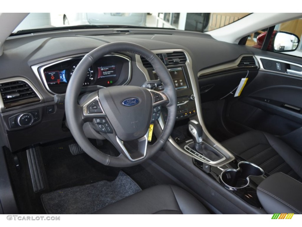 2014 Fusion Hybrid SE - Ruby Red / Charcoal Black photo #7